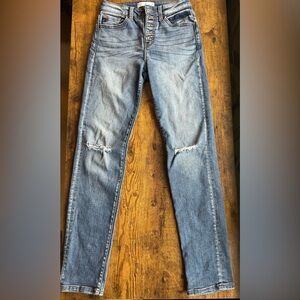 KanCan High Rise Straight Leg Jeans (27 waist)